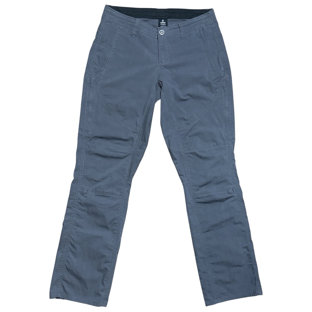Kuhl Wm’s Spire Roll Up Cargo Hiking Pant In Shadow Gray Sz 4 Short